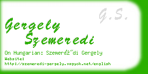 gergely szemeredi business card